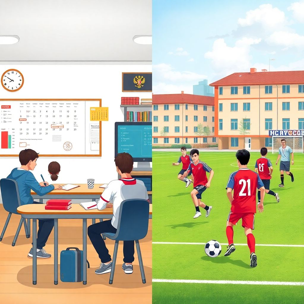 Футбол и образование: как совместить учебу и спорт и добиться успеха