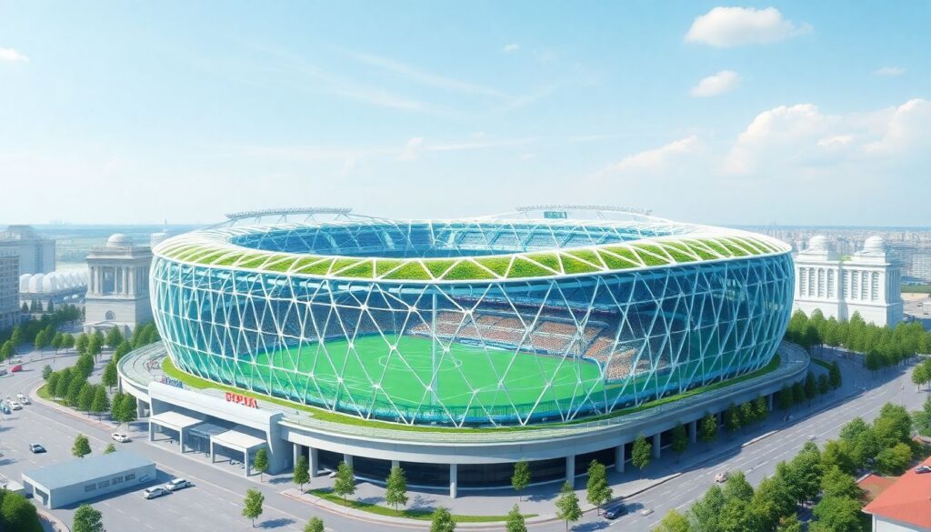 Экологическая устойчивость стадионов РФПЛ - иллюстрация