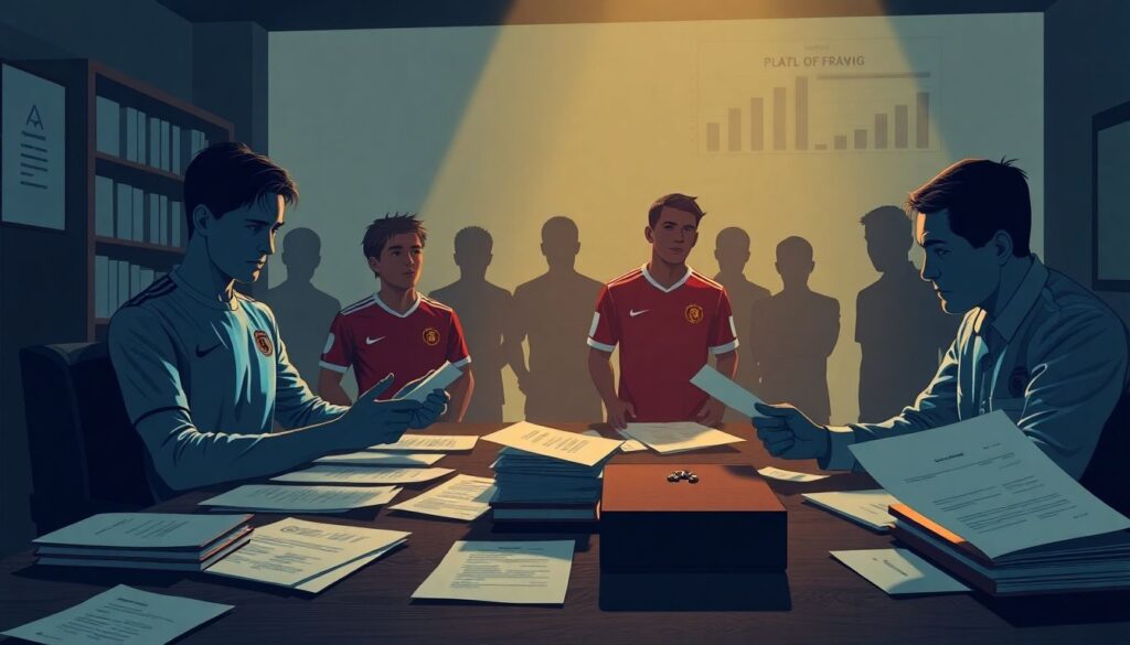 Медиа-скандалы вокруг трансферов и контрактов - иллюстрация