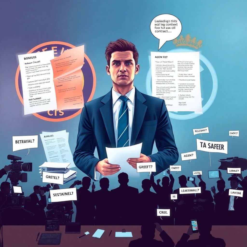 Медиа-скандалы вокруг трансферов и контрактов в современном футболе