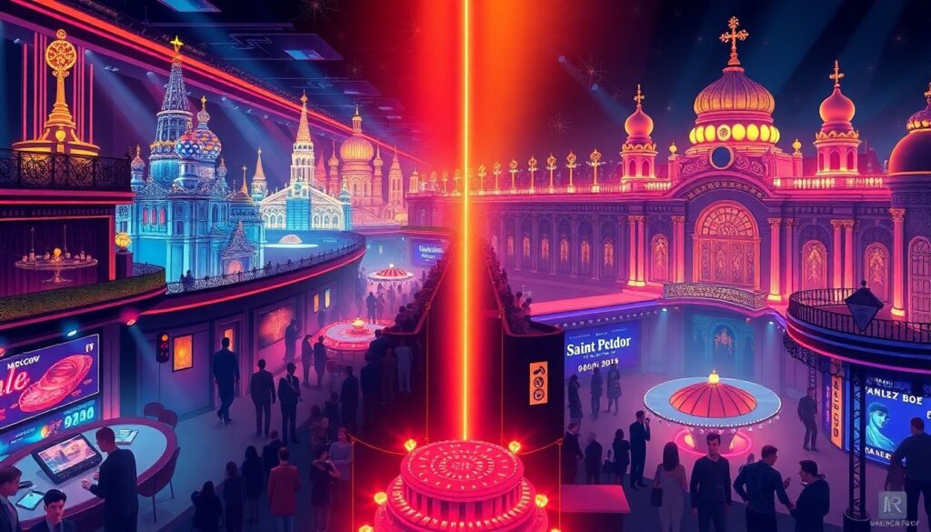 Сравнение клубных культур в разных регионах России - иллюстрация